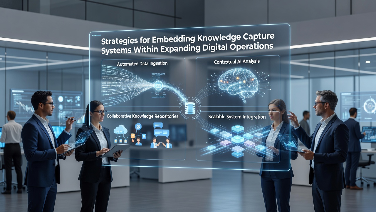 Strategies for Embedding Knowledge Capture Systems Within Expanding Digital Operations